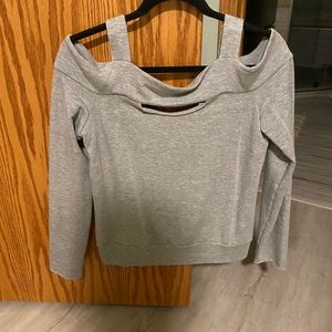 Bailey 44 soft cold shoulder gray sweatshirt. Great used condition size Medium
